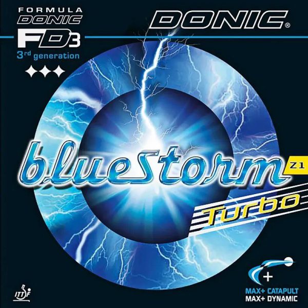رویه راکت پینگ پنگ دونیک مدل BLUE STORM Z1 TURBO