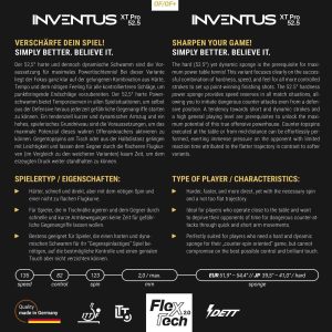 رویه راکت پینگ پنگ جوو INVENTUS XT PRO 52.5
