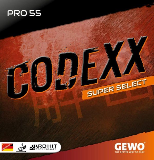 رویه راکت پینگ پنگ CODEXX PRO 55 SUPER SELECT