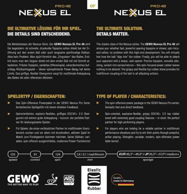 رویه راکت جوو نکسوس NEXUS EL PRO 48 - Image 2